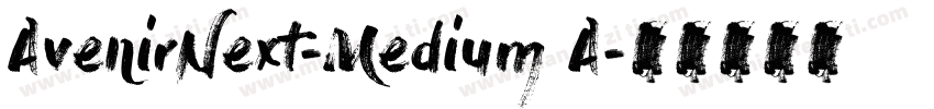 AvenirNext-Medium A字体转换